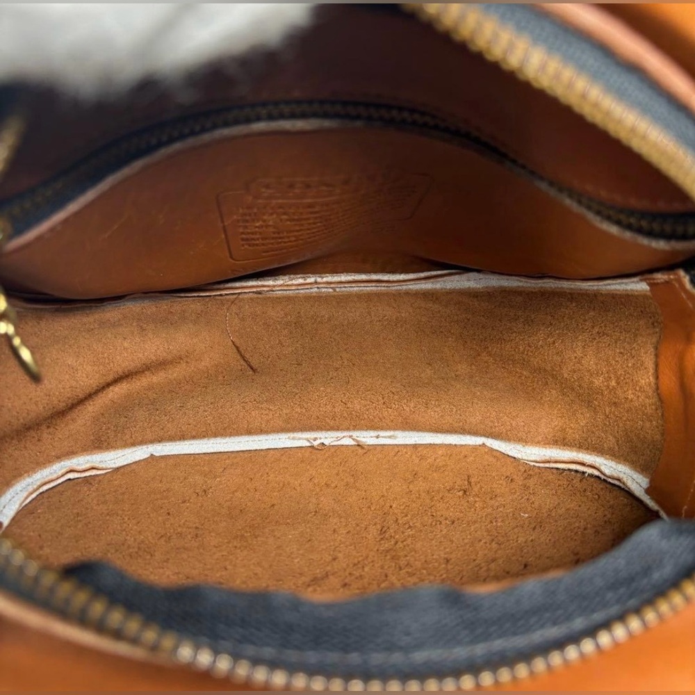 COACH Vintage 1994 Brown Glovetanned Leather Canteen Bag USA Made πΊπΈ - Picture 8 of 16